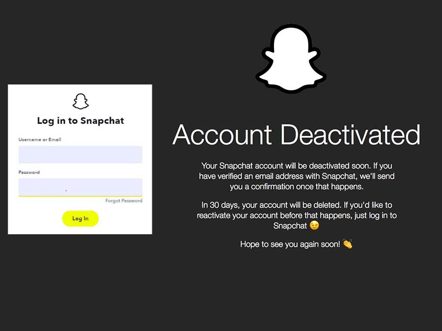 Deactivate Snapchat - How to Delete Snapchat Account | Deactivate Snapchat Account Permanently