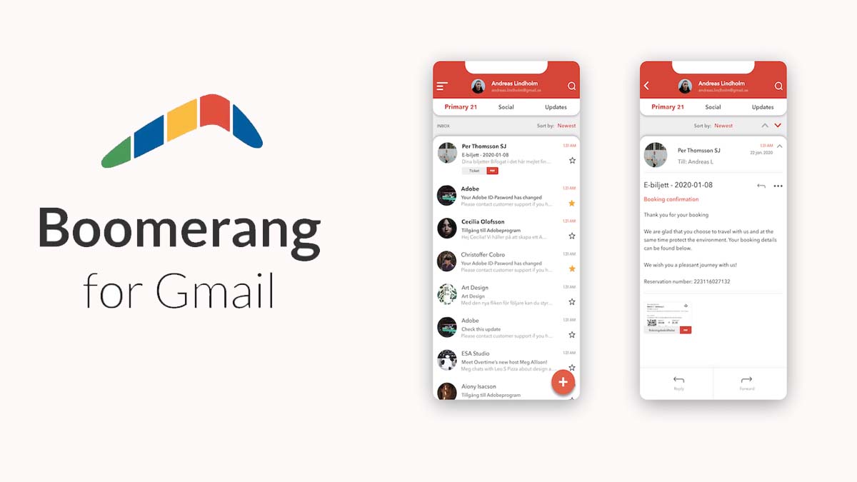 Boomerang for Gmail - Easy Way to Scheduled sending and Email Reminders