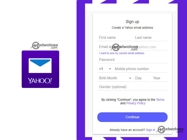 Creation of Yahoo Account - How To Create a New Yahoo Email Account | Yahoo Account Creation