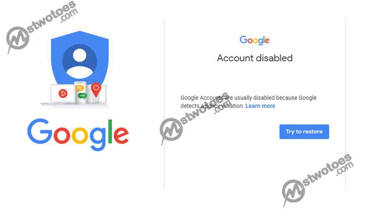 Google Account Disabled – How To Recover Disabled Google Account