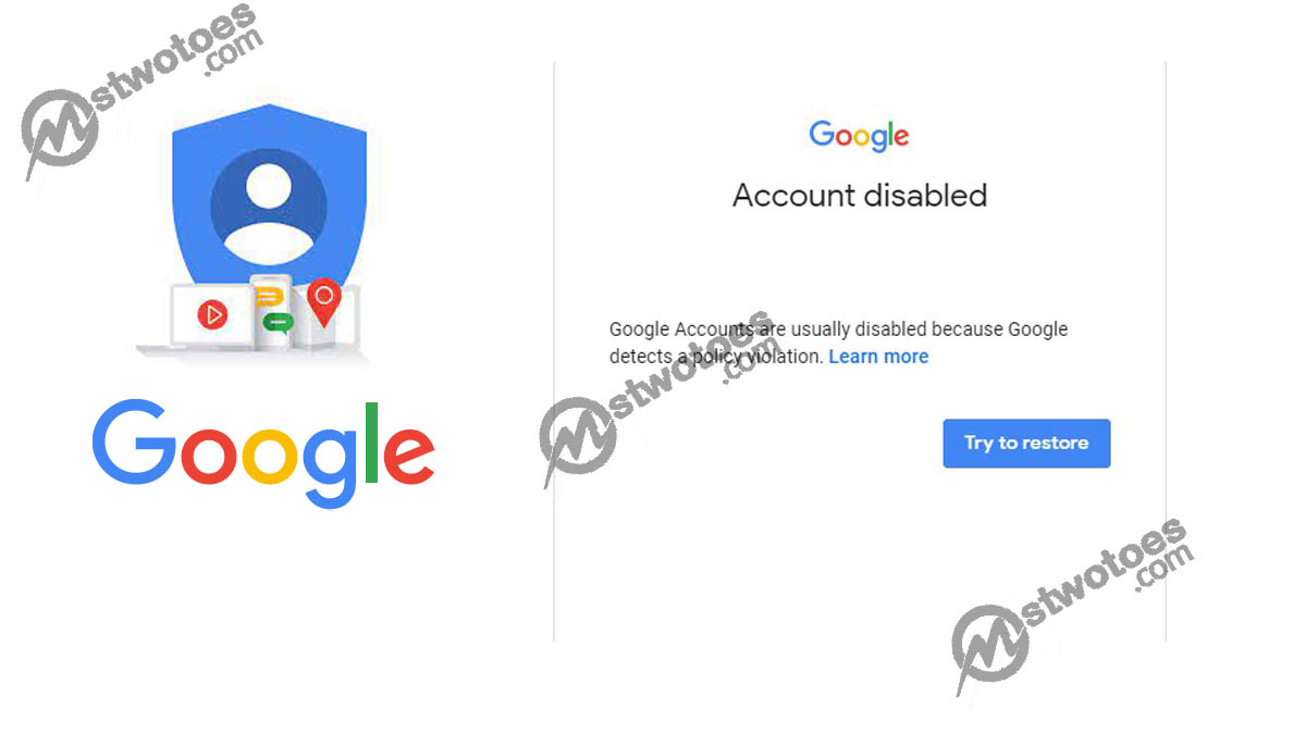 Google Account Disabled - How To Recover Disabled Google Account