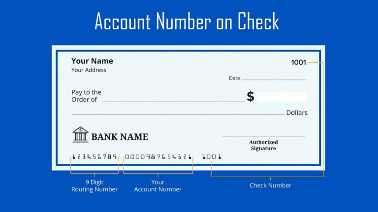 Account Number on Check – Locate Routing and Account Numbers on a Check