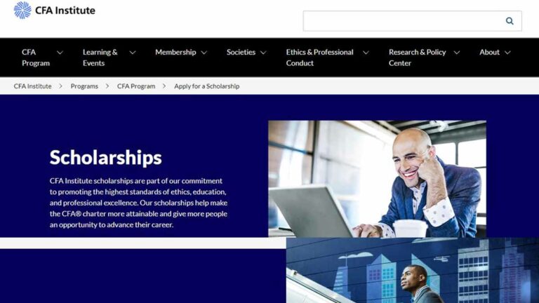 CFA Scholarship – Finance Your Education