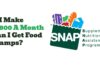 If I Make $1800 a Month Can I Get Food Stamps