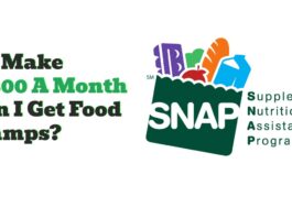 If I Make $1800 a Month Can I Get Food Stamps