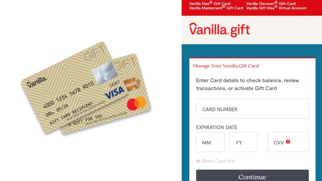 Balance.vanillagift.com Activate