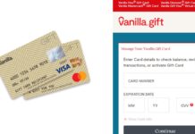 Balance.vanillagift.com Activate
