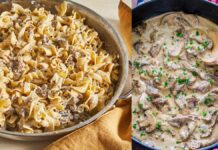 Easy Beef Stroganoff Recipe