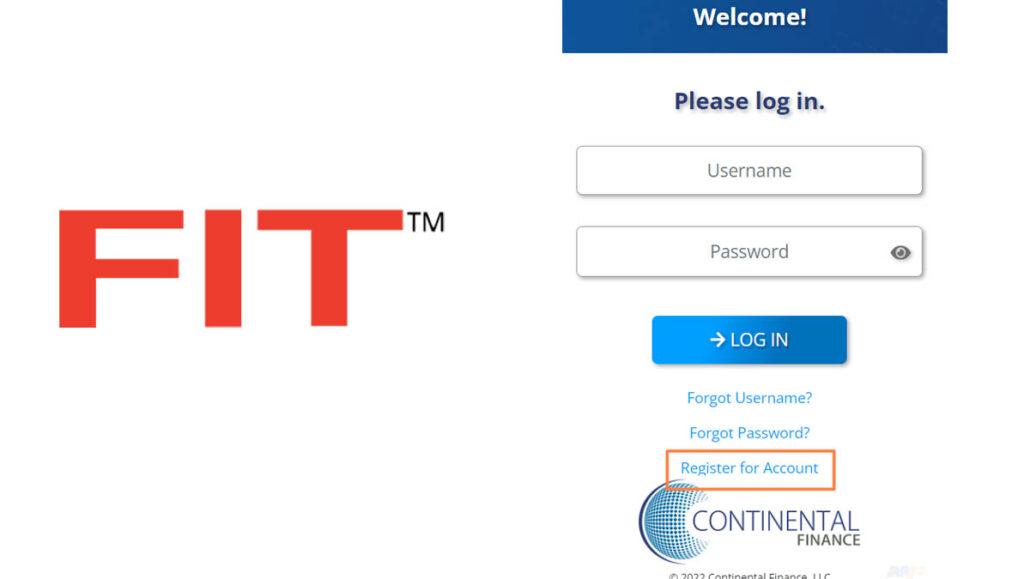 Fit Credit Card Login
