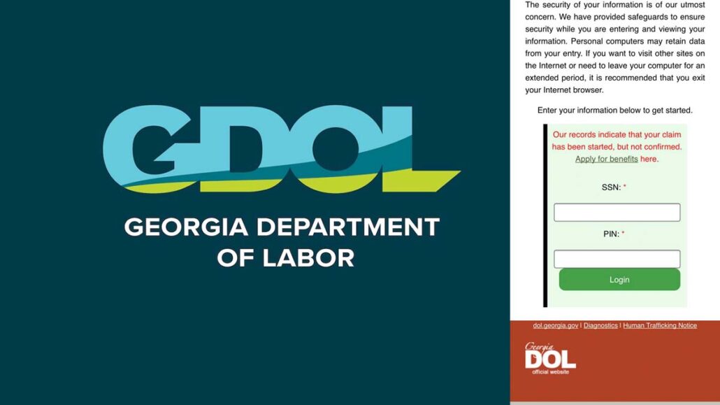 Georgia Unemployment Login